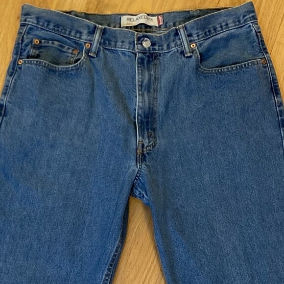 Vintage Levi's 550 Relaxed Fit Denim Jeans Size 38 x 30 - Picture 2 of 8